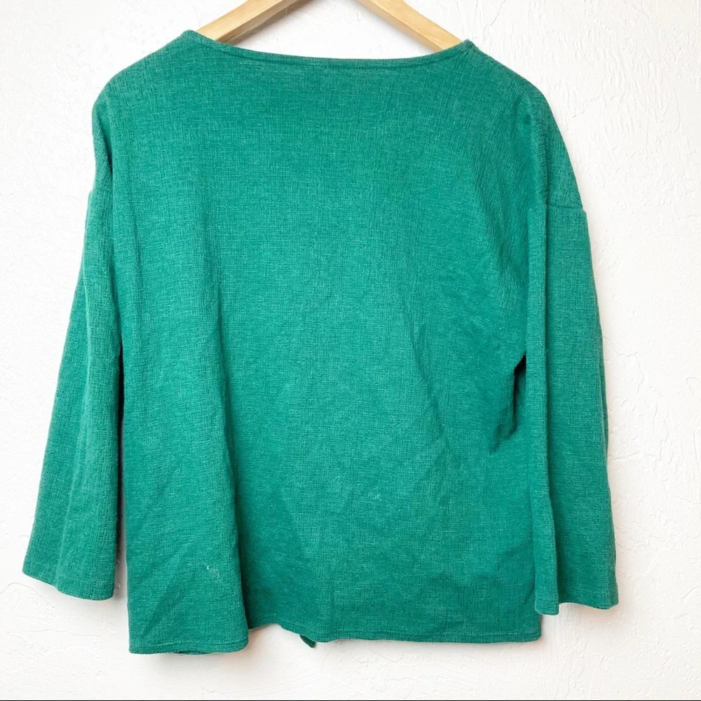 Old Navy tie front long sleeve shirt